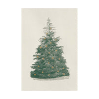 hot foil christmas tree card by original crown mill
